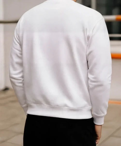 Stylish Mockup of a Casual Sweatshirt in Urban Setting