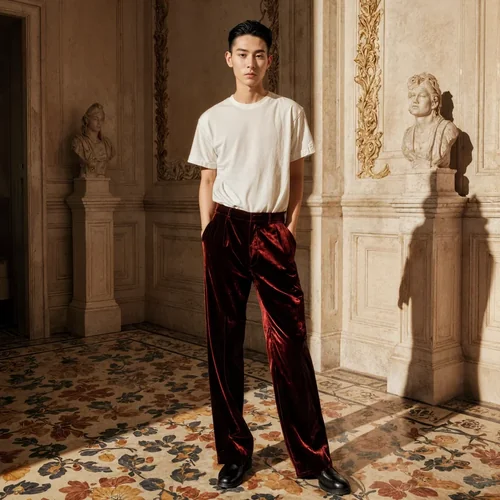 Elegant T-Shirt Mockup with Opulent Background Colors