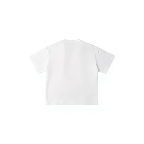 White T-Shirt Mockup with Soft Background and Colors