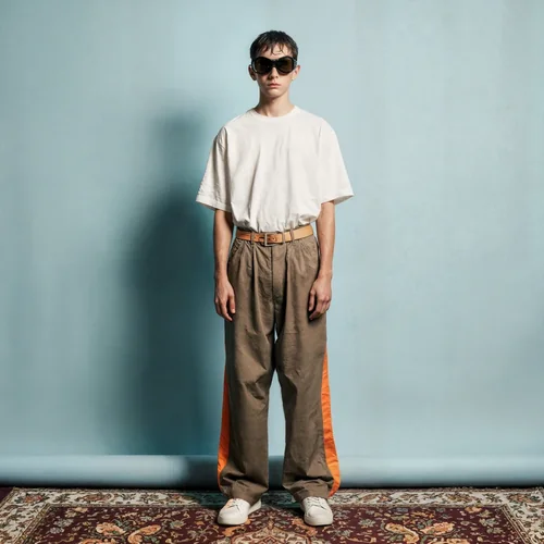 Stylish Mockup with Soft Blue Background and T-Shirt Colors