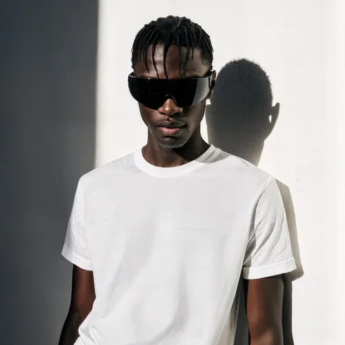 Stylish T-Shirt Mockup with Minimalist White Background