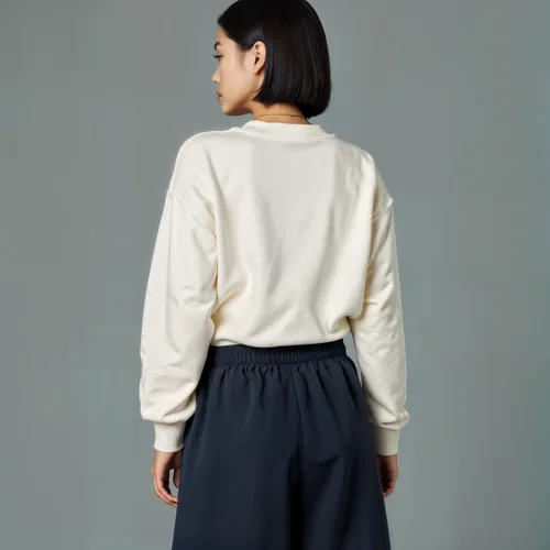 Stylish Mockup of a Casual Sweatshirt Outfit