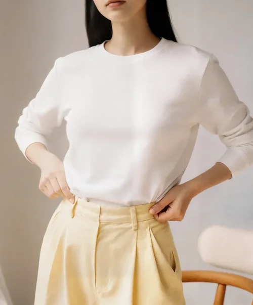 Stylish Sweatshirt Mockup for Cozy Indoor Scenes