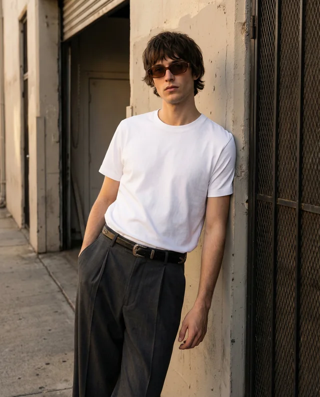 Stylish T-Shirt Mockup for Urban Fashion Inspiration