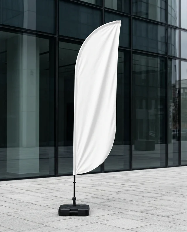 Elegant Mockup of a Banner in Urban Setting
