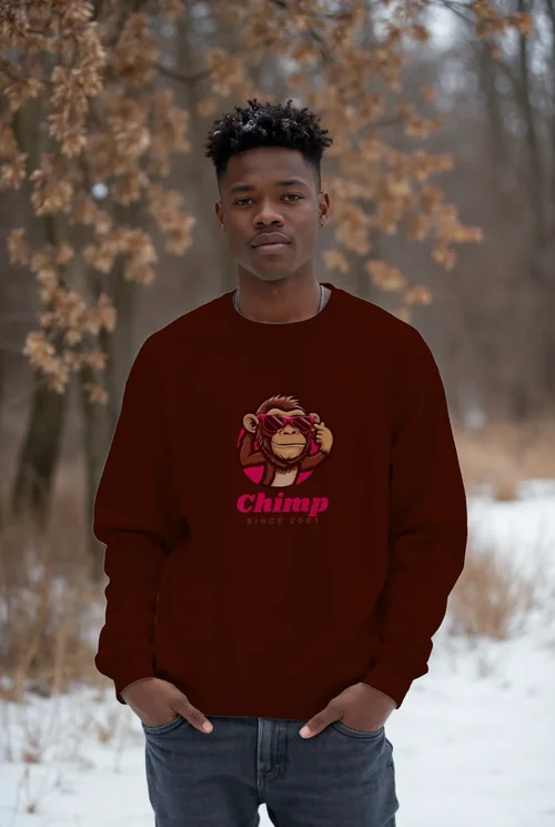 Stylish Mockup of a Young Male in a Sweatshirt