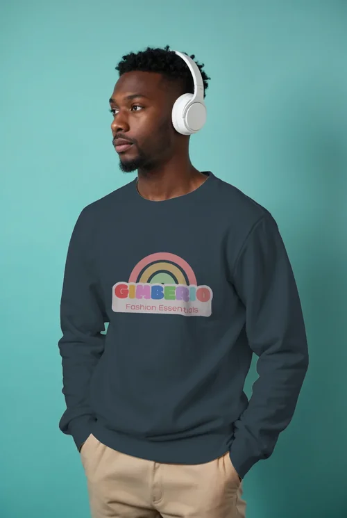 Stylish Sweatshirt Mockup: Modern Look for Young Adults