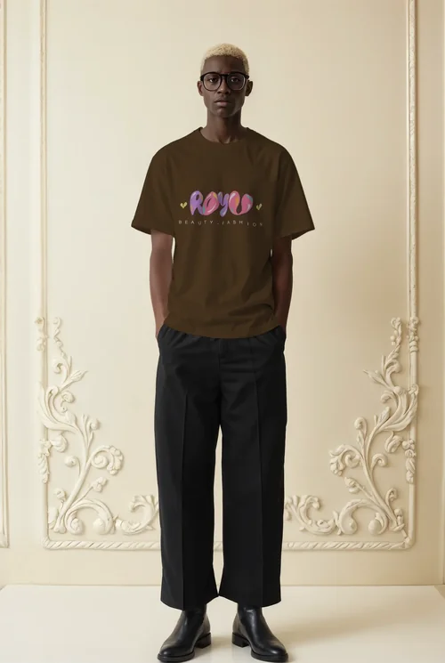 Stylish T-Shirt Mockup with Modern Minimalist Aesthetic