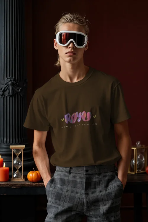 Stylish T-Shirt Mockup for Luxury Fashion Campaign