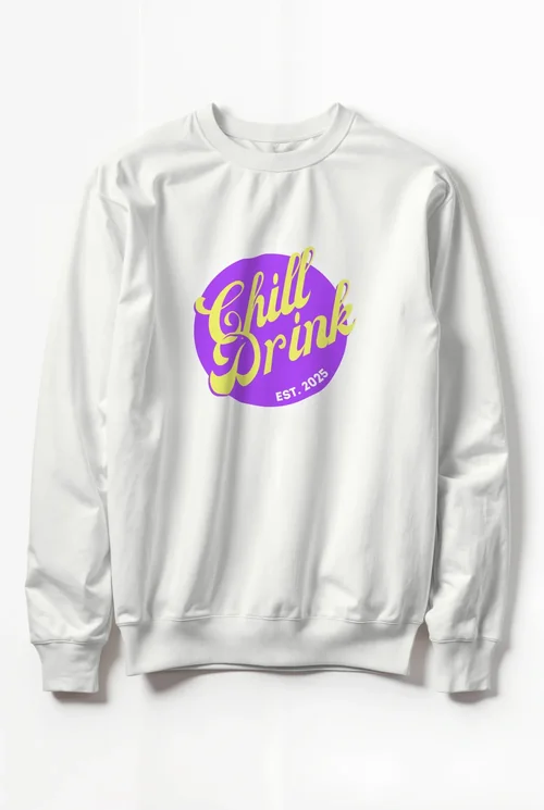 Mockup of a Plain White Sweatshirt - Minimalist Design