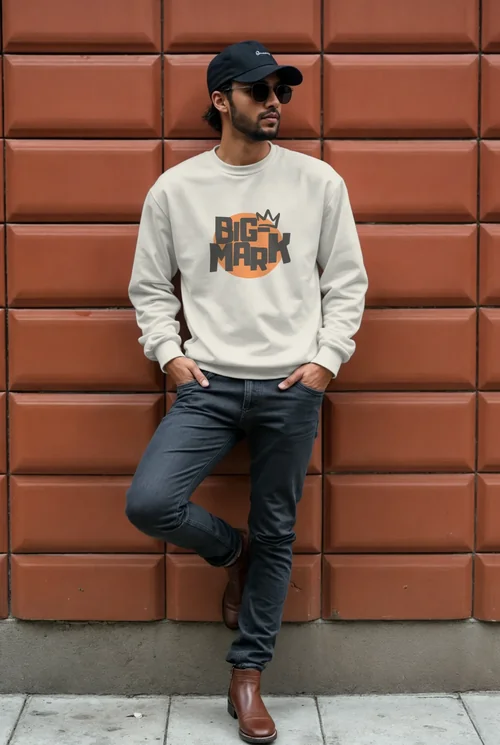 Stylish Sweatshirt Mockup for Casual Streetwear Looks