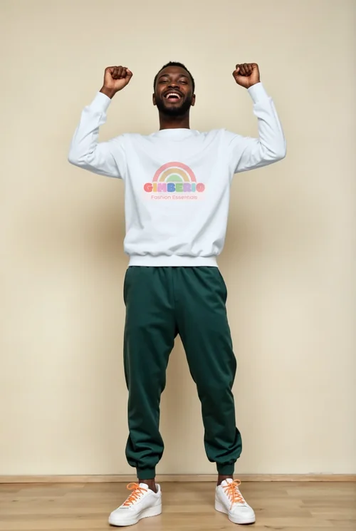 Cheerful Sweatshirt Mockup: Celebrate in Style!