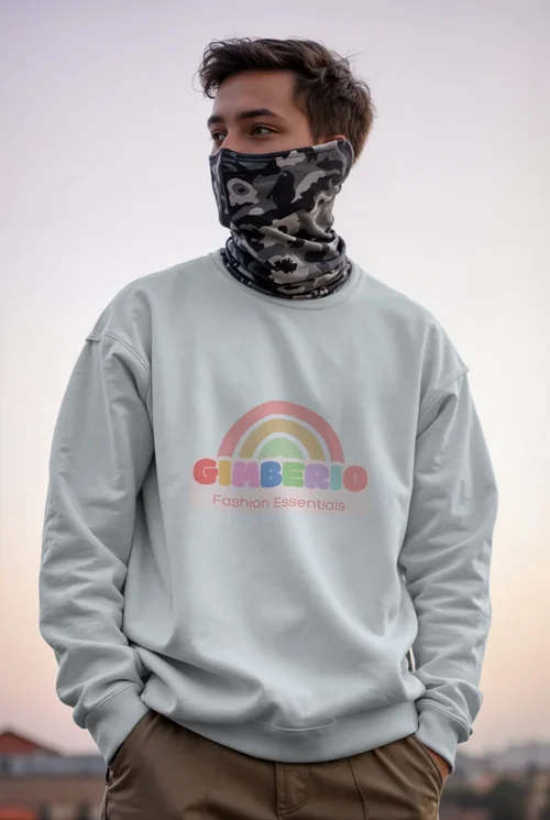 Mockup of Casual Sweatshirt for Streetwear Style
