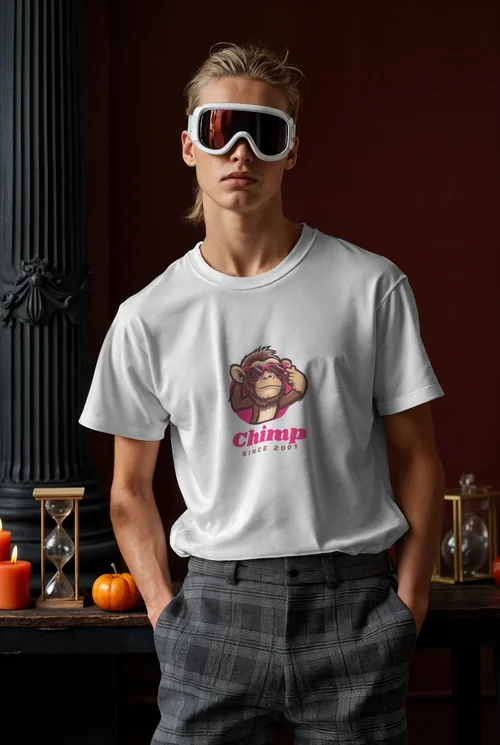 Stylish T-Shirt Mockup for Luxury Fashion Campaign