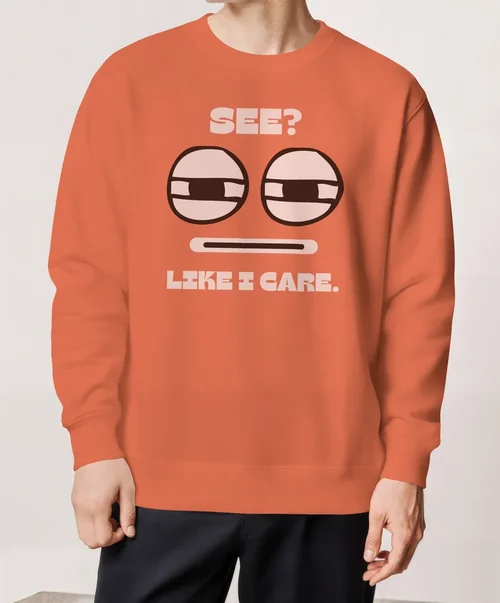 Stylish Mockup of a Relaxed Fit Sweatshirt