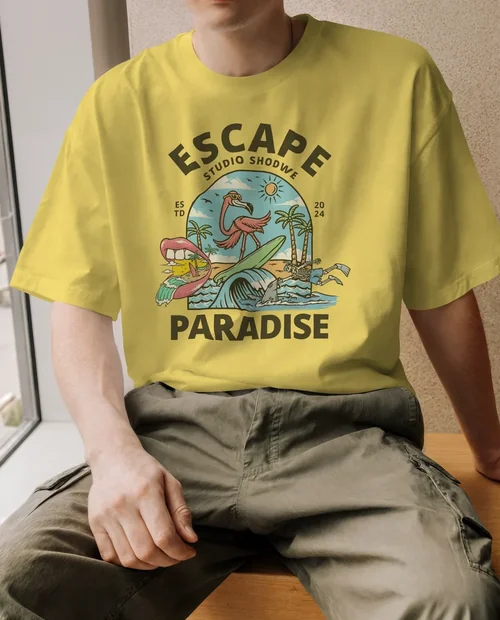 Casual T-Shirt Mockup for Modern Lifestyle