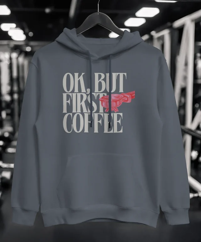 Stylish Hoodie Mockup in a Gym Setting