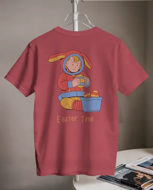 Mockup of a Simple T-Shirt on a Transparent Hanger