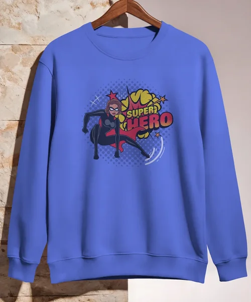 Stylish Mockup of a Casual White Sweatshirt