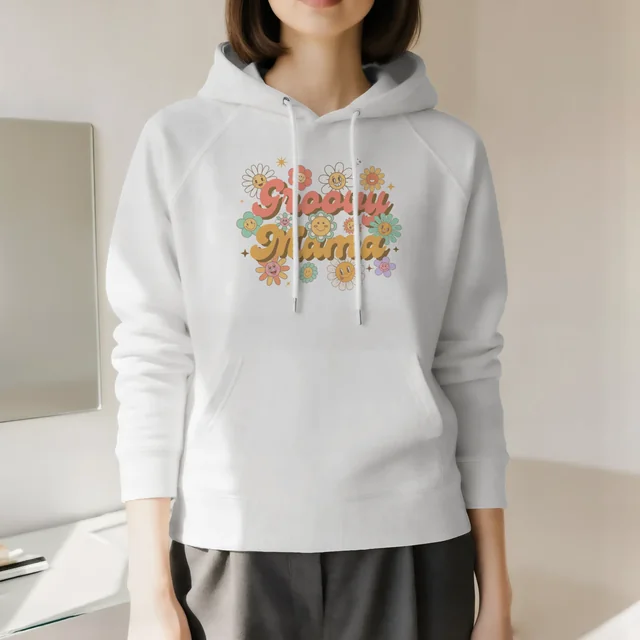 Cozy Hoodie Mockup for Young Adults in Modern Space