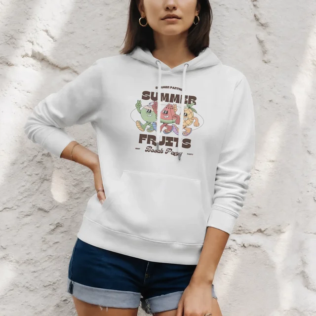 Stylish Hoodie Mockup for Confident Young Women