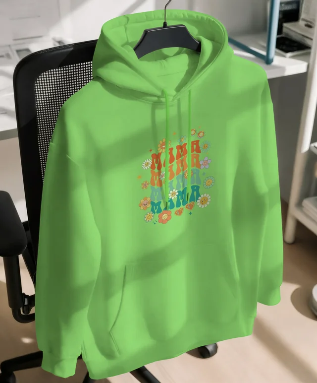 Minimalist Hoodie Mockup in Modern Workspace
