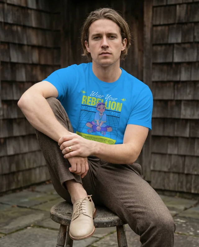 Casual T-Shirt Mockup for Relaxed Fashion Photography