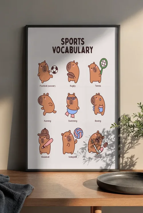 Serene Mockup Poster with Soft Background and Warm Colors