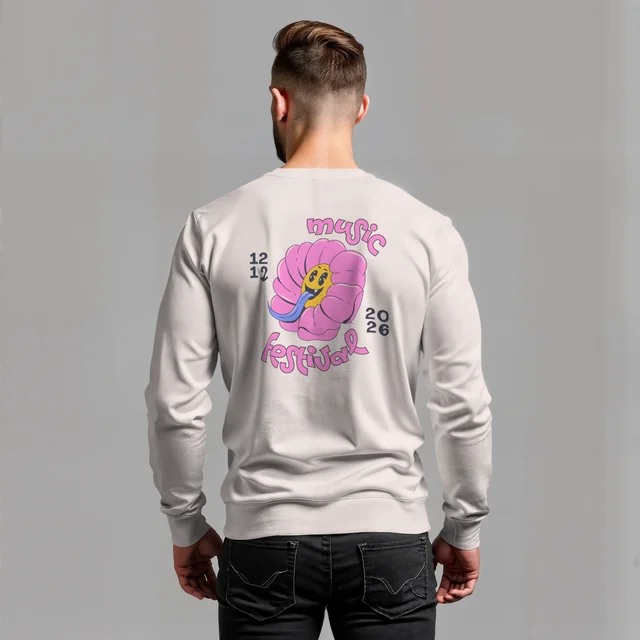 Stylish Mockup of a Sweatshirt for Modern Fashion