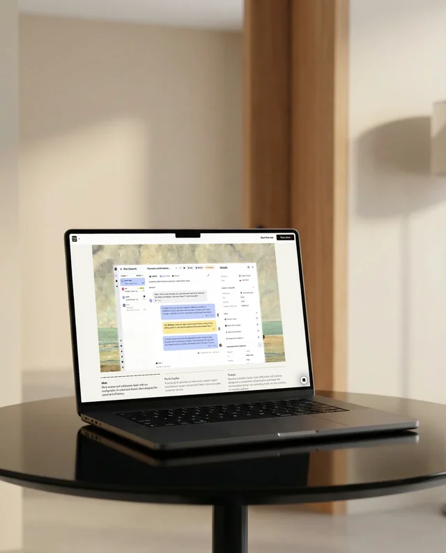 Modern Mockup of MacBook in Minimalist Workspace