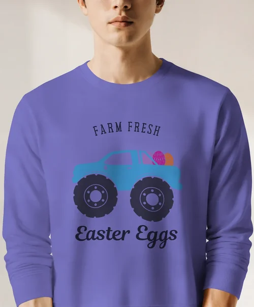 Stylish Mockup of a Young Male in a Sweatshirt