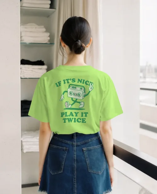 Elegant T-Shirt Mockup in a Minimalistic Setting