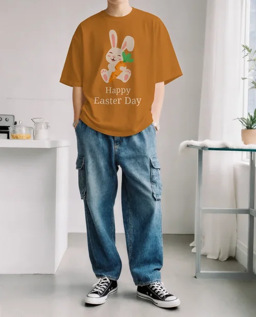 Stylish Mockup of a T-Shirt in a Modern Setting