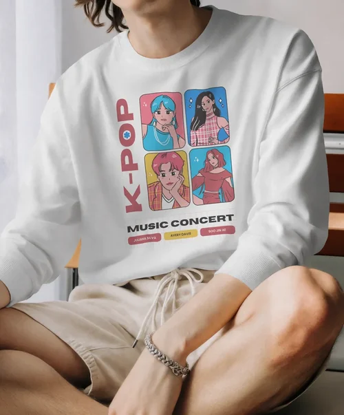 Cozy Mockup of a Relaxed Sweatshirt Style