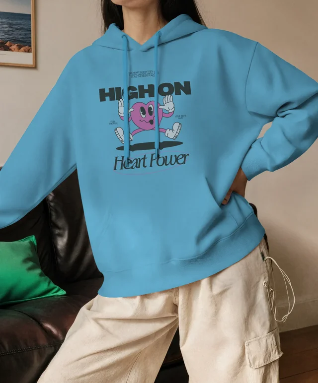 Stylish Mockup of a Cozy Pink Hoodie