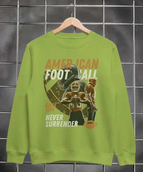 Realistic Mockup of a Classic White Sweatshirt