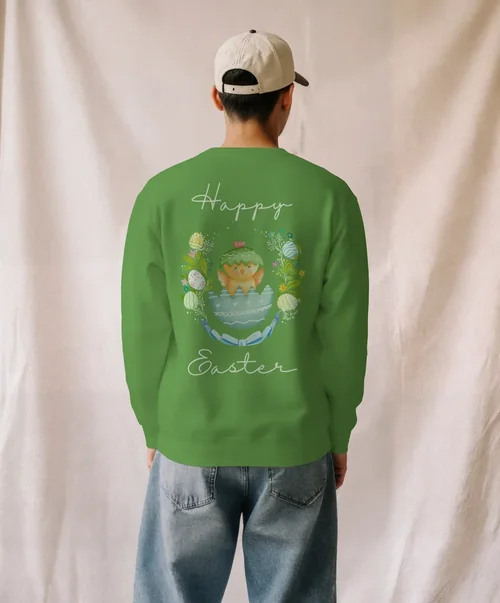 Stylish Mockup of a Casual Sweatshirt for Men