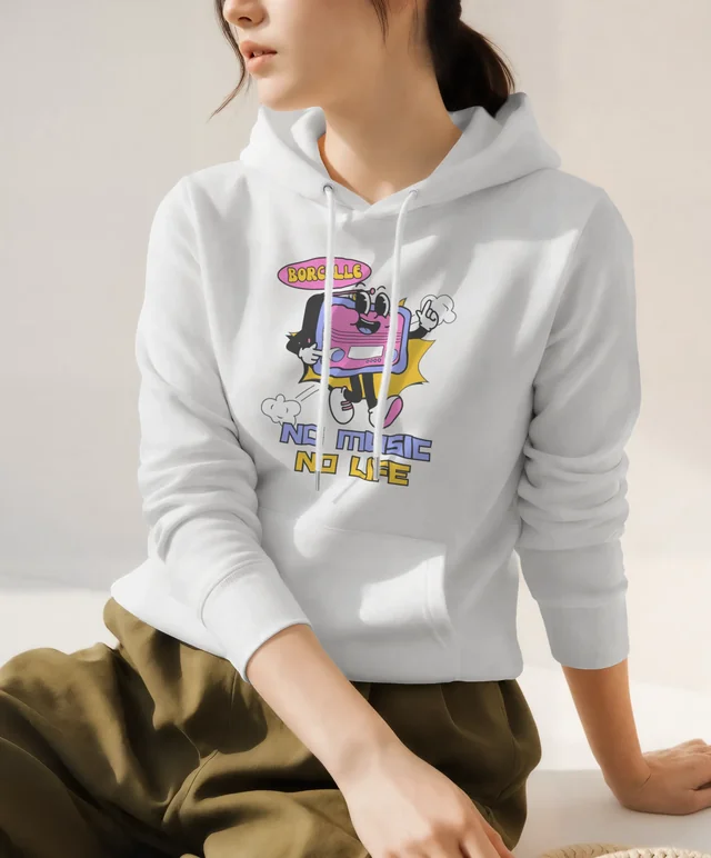 Cozy Hoodie Mockup in a Bright Minimalistic Room