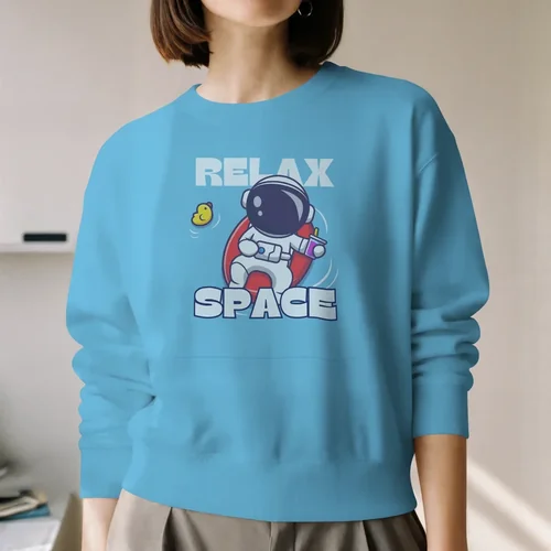 Soft Pink Sweatshirt Mockup for Casual Style