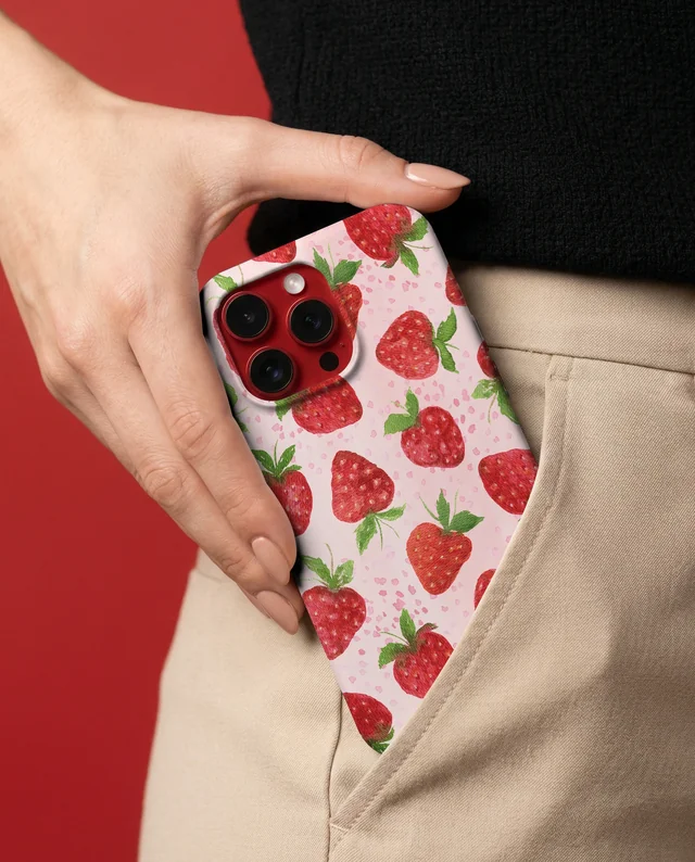 Elegant Mockup of Phone Cover in Stylish Pocket Setting