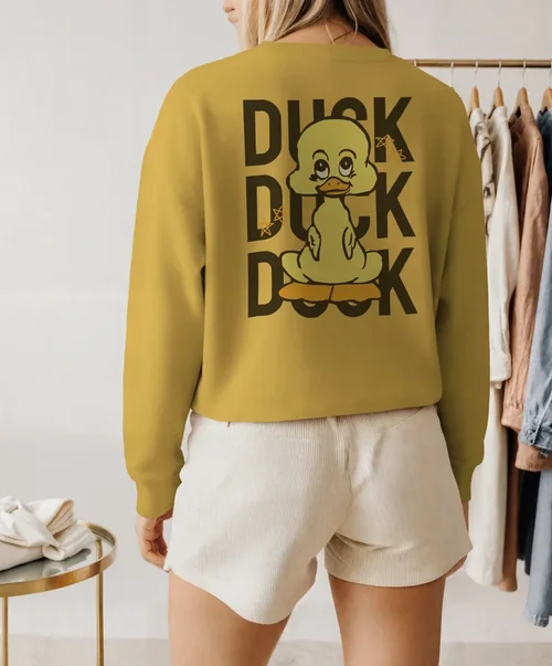 Stylish Mockup of a Cozy Lavender Sweatshirt