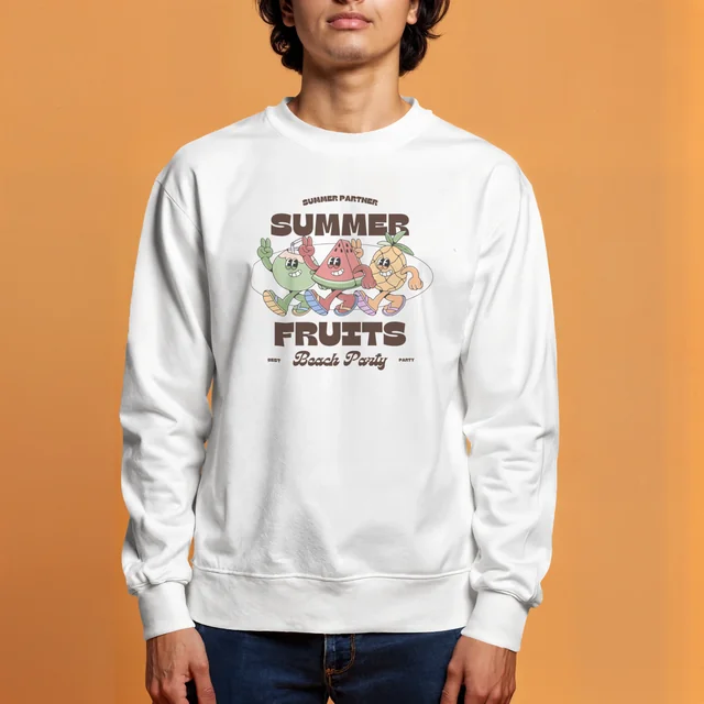 Mockup of Casual Sweatshirt on Young Adult Male