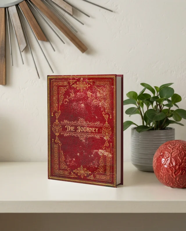 Cozy Mockup of a Book in Modern Interior Design