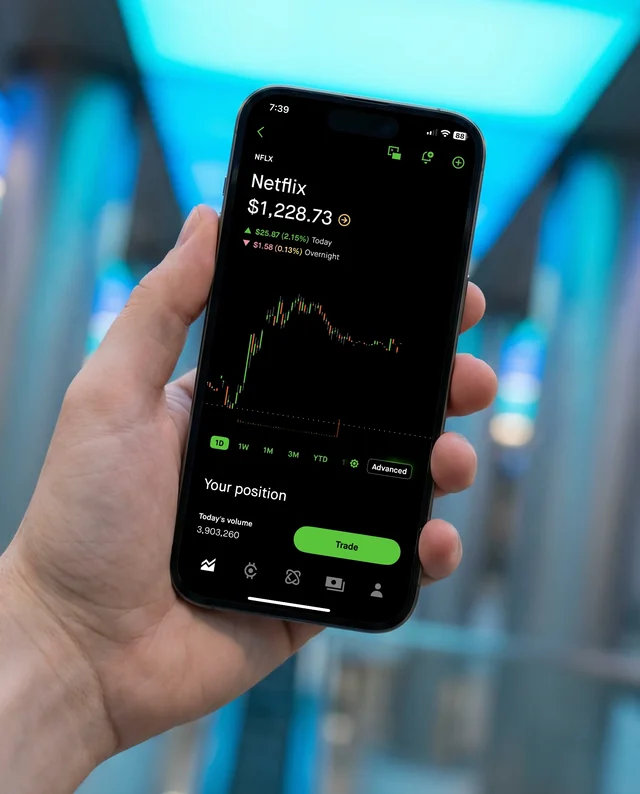 Modern iPhone Mockup in a Stylish Indoor Setting