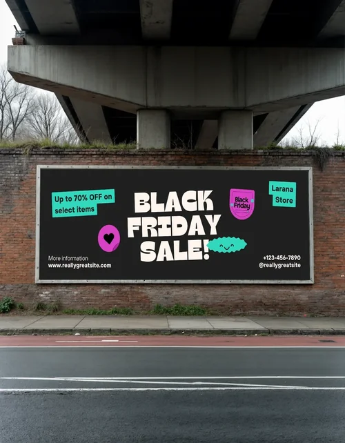 Urban Billboard Mockup: Capturing Street Scene Realism