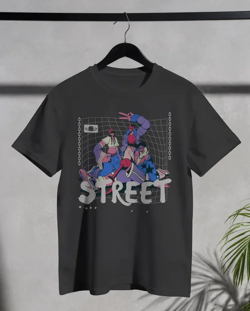 Minimalist Mockup of a Classic White T-Shirt