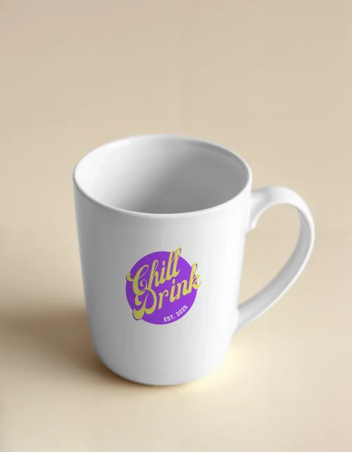 Elegant Mug Mockup with Minimalist Colors and Background