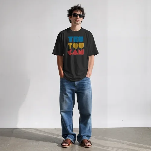 Mockup of T-Shirt with Minimalist Background and Soft Colors