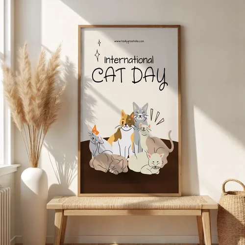 Serene Mockup Poster with Soft Neutrals and Natural Light