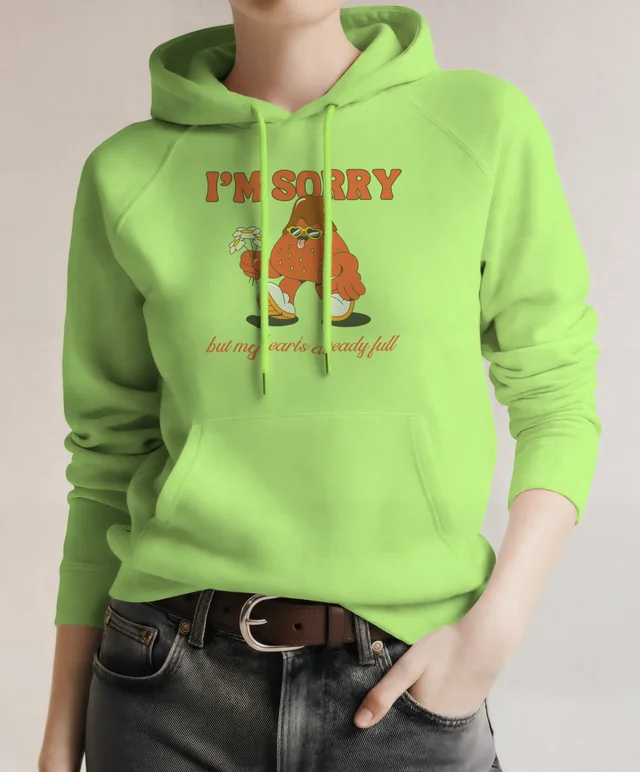 Stylish Mockup of a Cozy Oversized Pink Hoodie